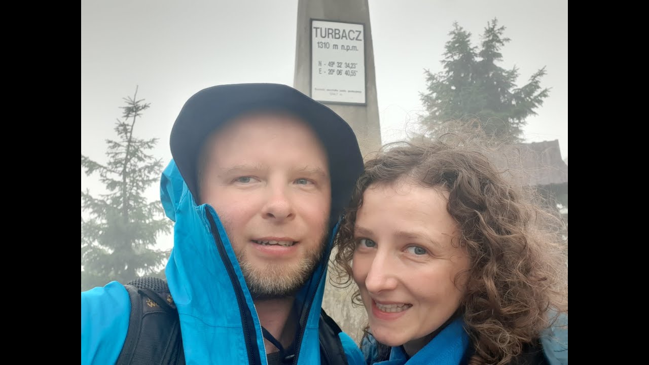 Turbacz w deszczu 08 2020 | Zielony szlak Nowy Targ Długa Polana Osiedle Oleksówkin | Szczyt Gorców