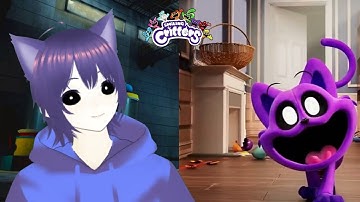 SMILLING CRITTERS & Cat Nap React to the Poppy Playtime Chapter 3 - 4 & The amazing digital circus 2