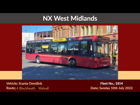 NX West Midlands | Scania Omnilink | 1854 (BX58SXU) 'Nicole Jennifer'