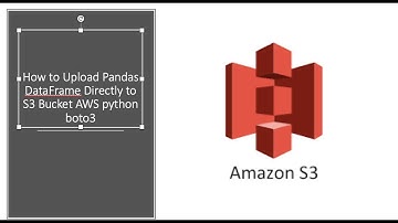 How to Upload Pandas DataFrame Directly to S3 Bucket AWS python boto3