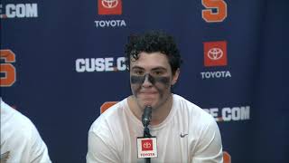 John Desko & Players vs Army Postgame