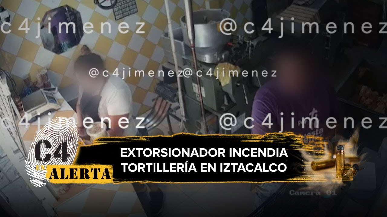 Sujeto es detenido por incendiar tortillería en Iztacalco; dueños temen por su integridad
