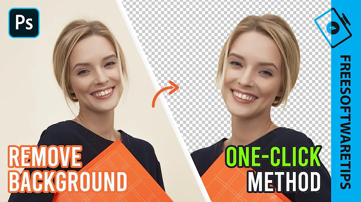 How to remove background using one-click & masking method in Adobe Photoshop CC 2020