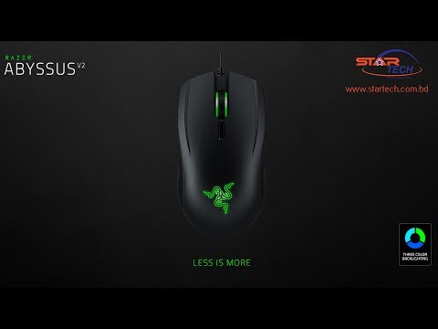 Razer Abyssus V2 Essential Ambidextrous Gaming Mouse unboxing review