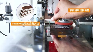 Edge banding machine for narrow parts WEG-700SZ