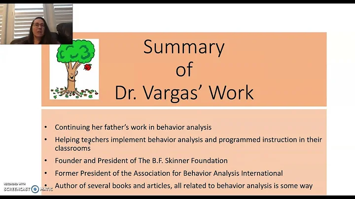 Behaviorist Biography off Dr Julie Skinner Vargas
