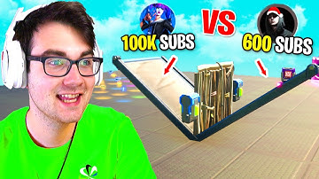 I Hosted a 1v1 Tournament with UNDERRATED YOUTUBERS in Fortnite (only 600 subs)
