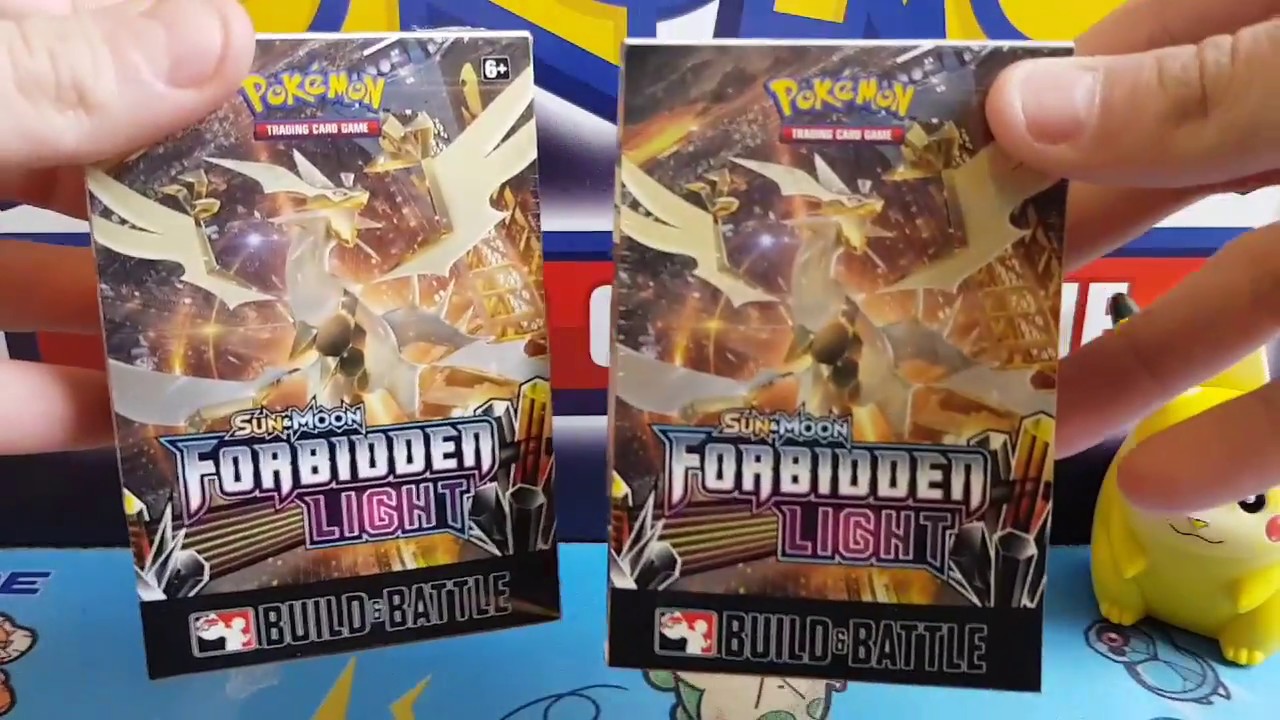 Cracking 2 Forbidden Light Build & Battle/Prerelease Pokemon TCG Boxes!