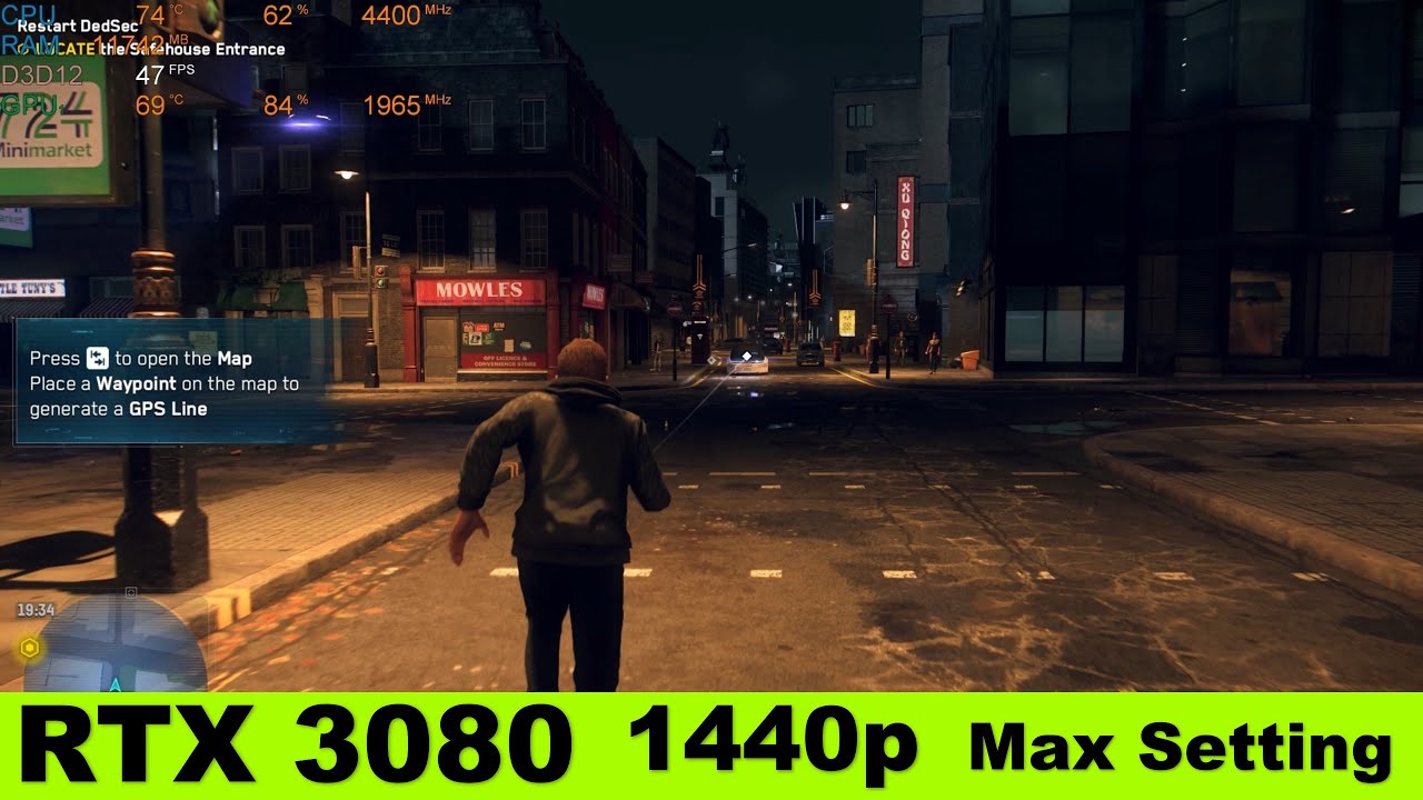 RTX 3080 | Watch Dogs: Legion | 1440p Max Setting | intel i7 7700K