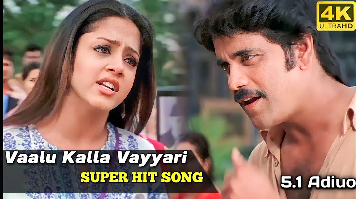 Vaalu Kalla Vayyari 4k Video Song | Mass Telugu Movie | Nagarjuna, Jyothika, Mass 4K Re-Release - 28
