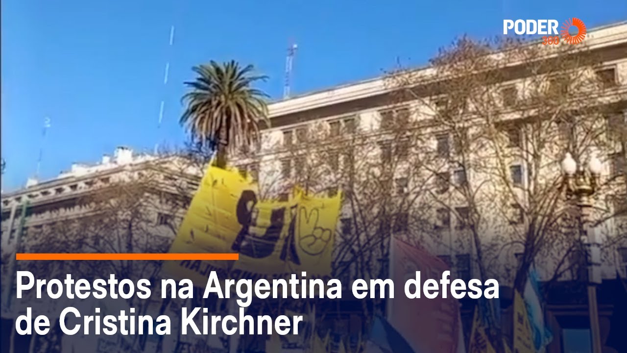 Protestos na Argentina em defesa de Cristina Kirchner