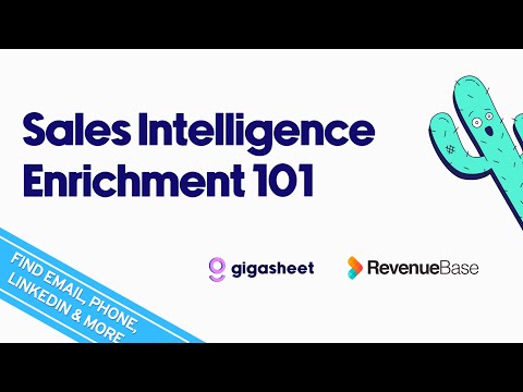 Gigasheet and RevenueBase Partner to Simplify B2B Sales Intelligence Enrichment