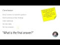 Telling the Story of Your Results