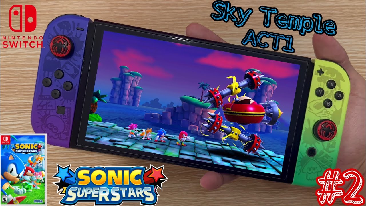 Sonic Superstars Nintendo Switch Gameplay #2 | Nintendo Switch Oled ...