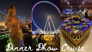 DINNER DHOW CRUISE DUBAI MARINA | WORLD’S LARGEST MEGA YACHT CRUISE | Gerard Travel Vlogs