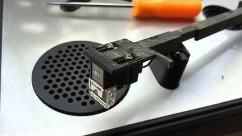 3D printed Tonearm Install for Numark PT01