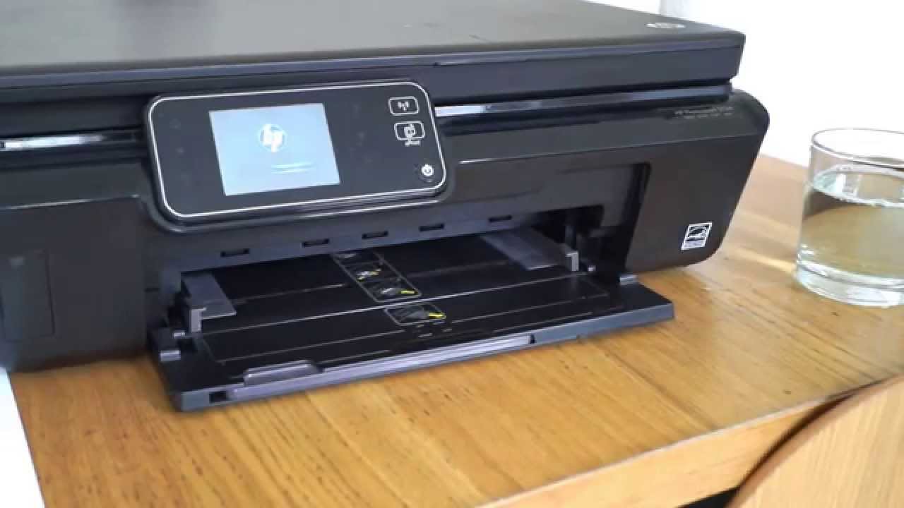 How to a HP not printing black ink missing colours 5510 5515 5520 5524 3070A 364 - YouTube