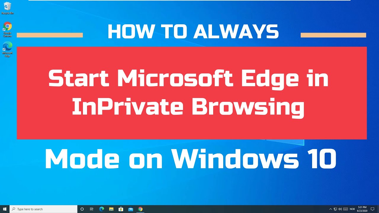 Microsoft Edge inPrivate Mode | Techulagam | microsoft edge 2020 - YouTube