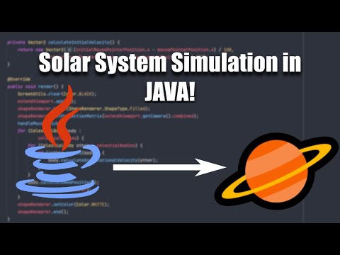 I programmed a Solar System simulation in JAVA