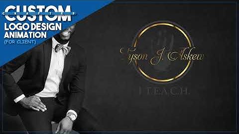 custom Youtube intro/outro | logo animation for book author by DEZINOCRAFT