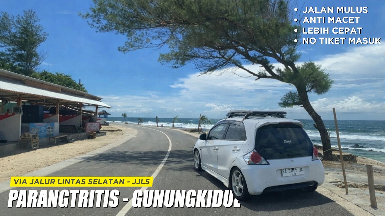 Tidak perlu bayar tiket - Rute rahasia Dari Parangtritis Menuju Pantai Gunungkidul Lewat JJLS