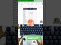 “Merge Multiple Rows in Excel in ONE Click! 😱🔥”#asmr #excel #shorts #trendingshorts #tricks