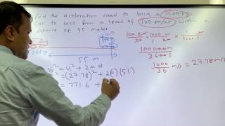 Physics: Force Required to Stop a Car