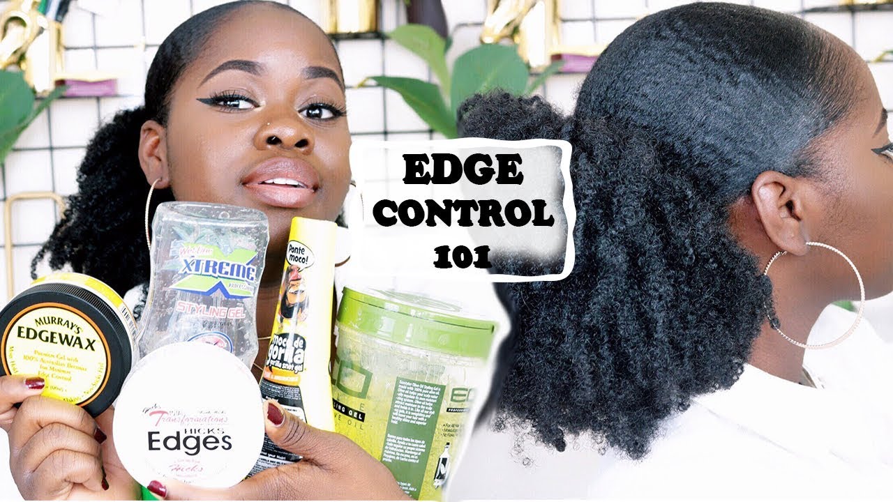 EDGE CONTROL 101 | WATER/NON-WATER BASED ON TYPE 4 HAIR - YouTube