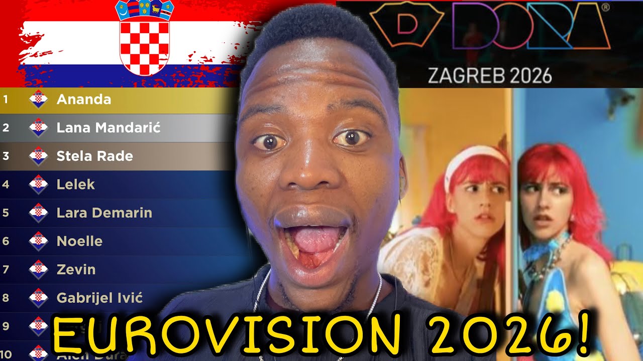 CROATIA'S BEST LINEUP EVER? 🤯 reacting and rating DORA 2026 / CROATIA EUROVISION 2026