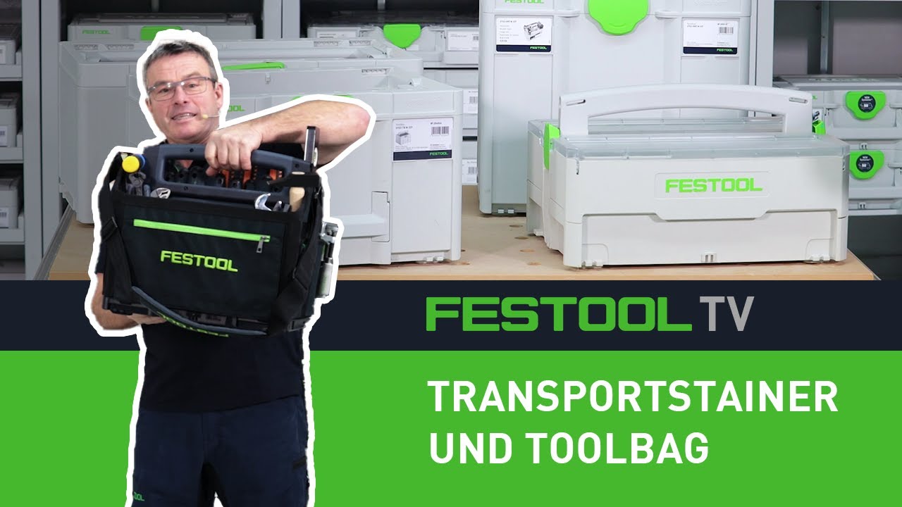Transportsystainer und ToolBag (Festool TV Folge 269) - YouTube