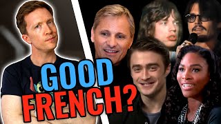 Polyglot Reacts: 10 Celebs Speaking French