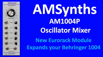 AM1004P Osc Mixer - Expand your Behringer 1004 VCO