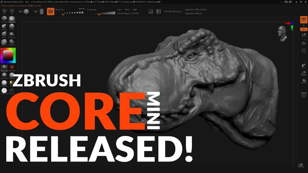 zbrush core youtube