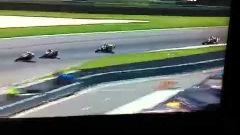 Barber XR1200 crash