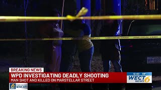 Police investigating deadly shooting near Marstellar Street