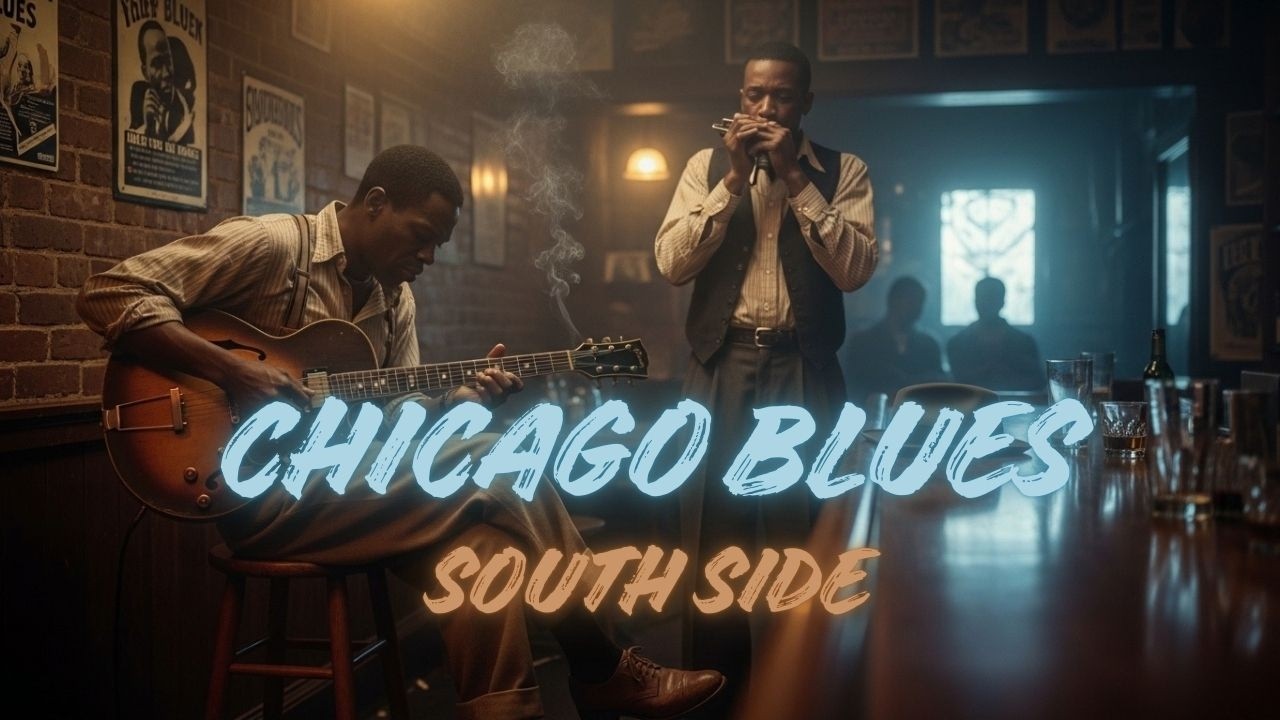 Chicago Blues After Midnight | Relaxing Electric Blues Music