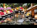 🌿 Bamboo Water &amp; Birds Singing 🎹 Soft Piano Music for Deep Sleep, Stress Relief &amp; Relaxation