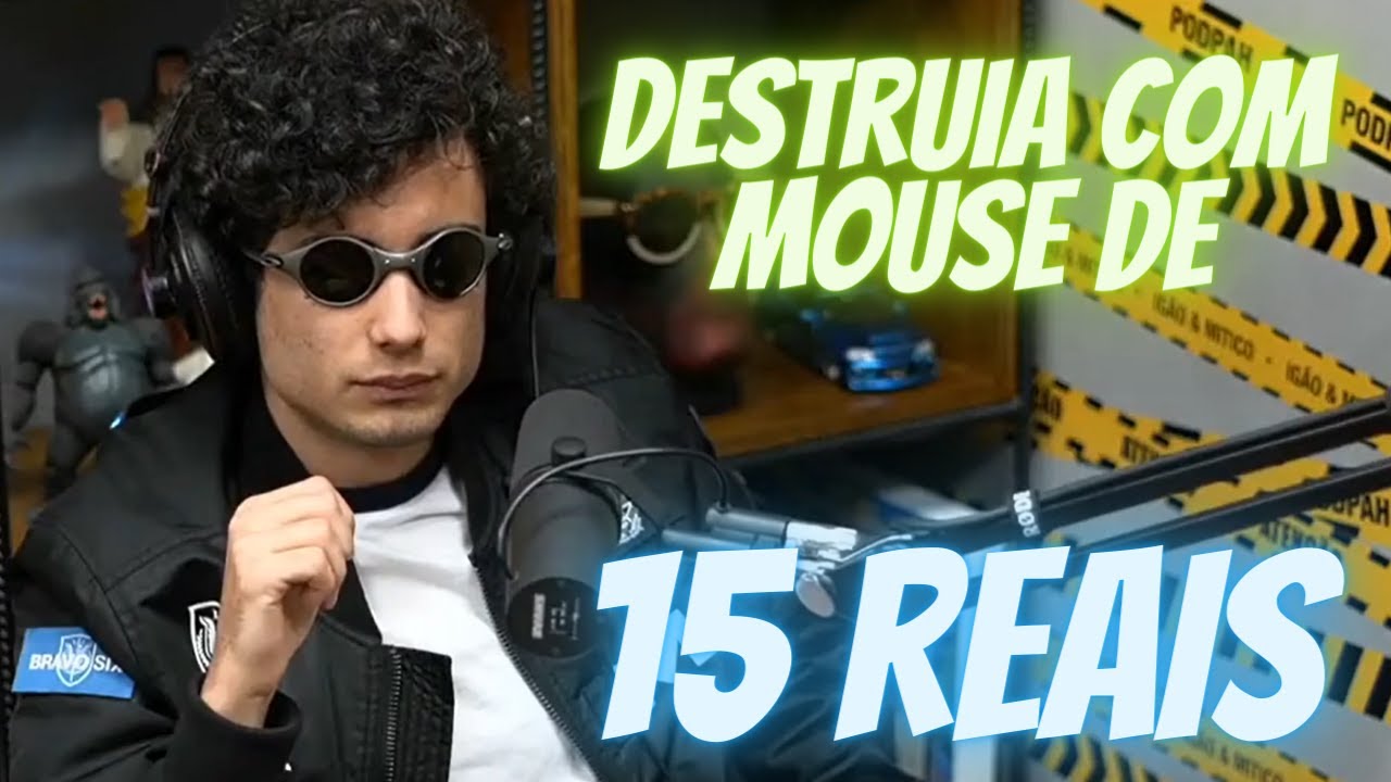 Ninext diz que jogava muito com mouse de 15 reais