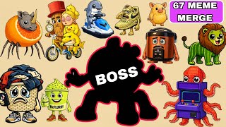 Merge Fellas 67 Meme Merge Gameplay | Meme Collection 25 Max Level Game New Mode Boss Fight  screenshot 4