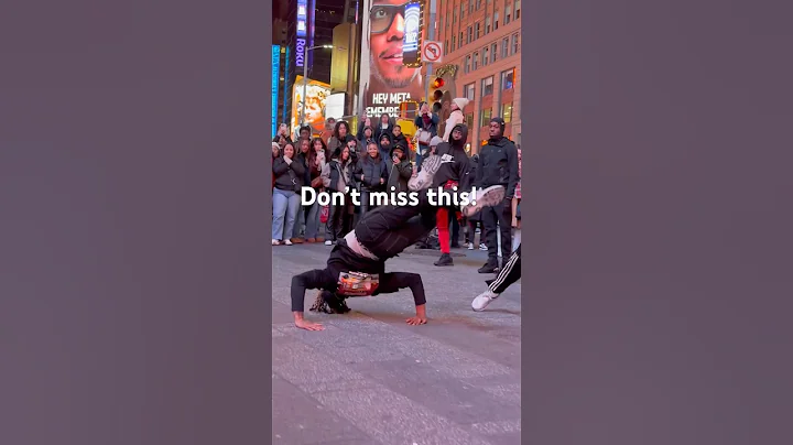 Times Square’s breakdance, New York City breakdancing! #shorts #dance #trending #newyork