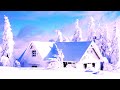Beautiful Winter Snow Scene Relaxing Piano Music -Soothing Calming Sleep Meditation Study Music #102