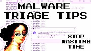 Malware Triage Tips: How To Stop Wasting Time in IDA On Packed Samples  [ Twitch Clip ]