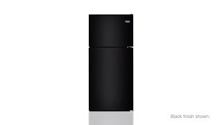 Maytag 20.5-cu ft Top-Freezer Refrigerator (Black)