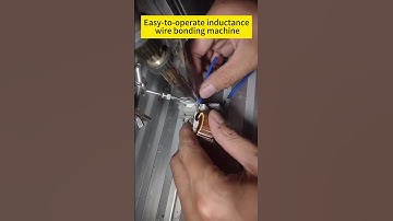 Easy-to-operate inductance wire bonding machine #automaticsoldering #automaticsolderingmachine