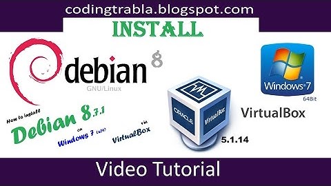 How to install Debian 8.7.1 x64 on Windows 7 via Oracle VirtualBox byVS
