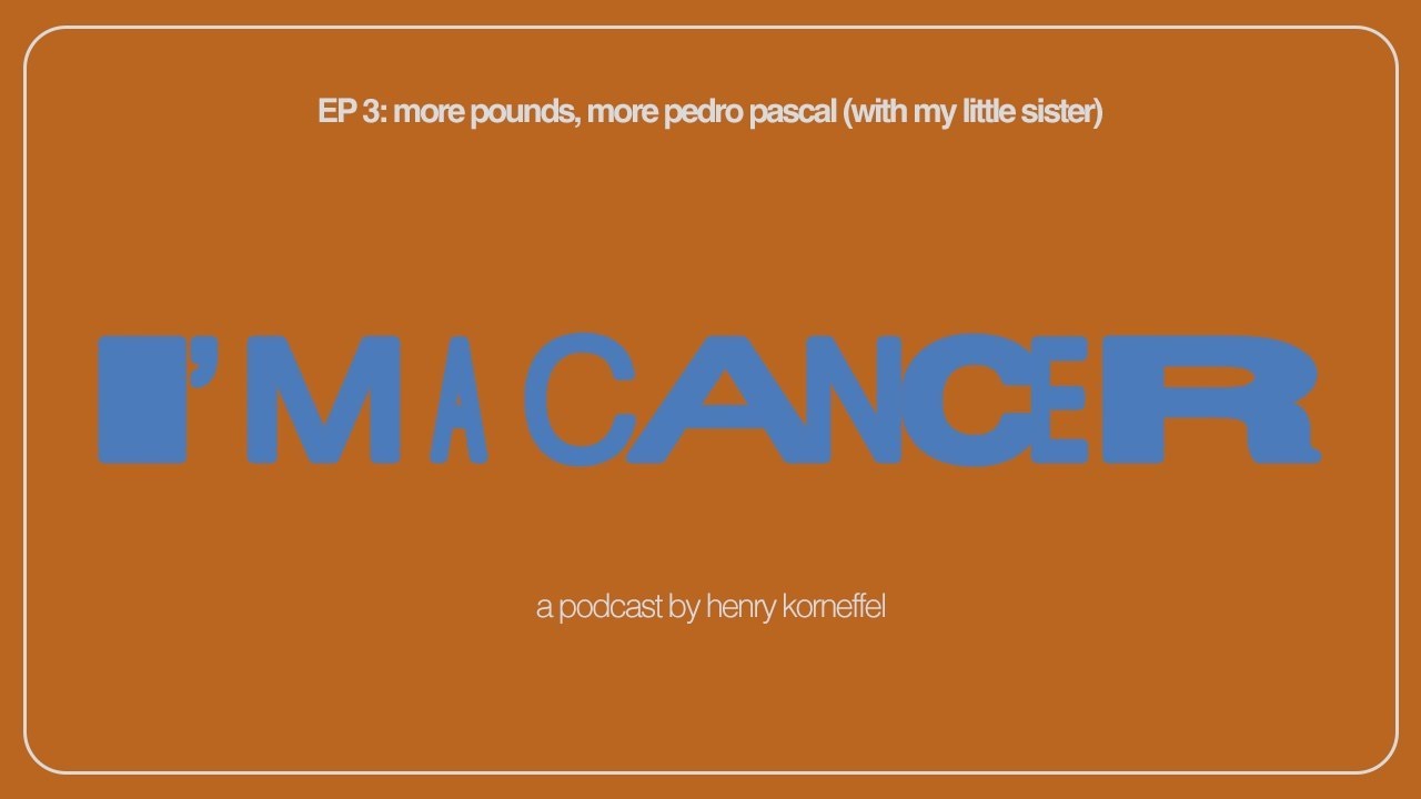 more pounds, more pedro pascal (with my little sister)