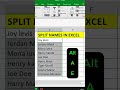 MS Excel- Splitting Text- Advance Level trick- Time Saving #excel