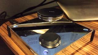 Magnetic Levitron in action - 240 fps taken on iPhone 6 by Real Cats of Colorado 54 views 8 years ago 19 seconds