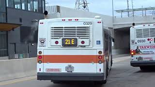 Miway 2003 New Flyer D40Lf 0329 21 Explorer Ride Video