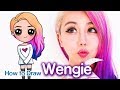 How to Draw Wengie Easy Chibi | Famous Youtuber